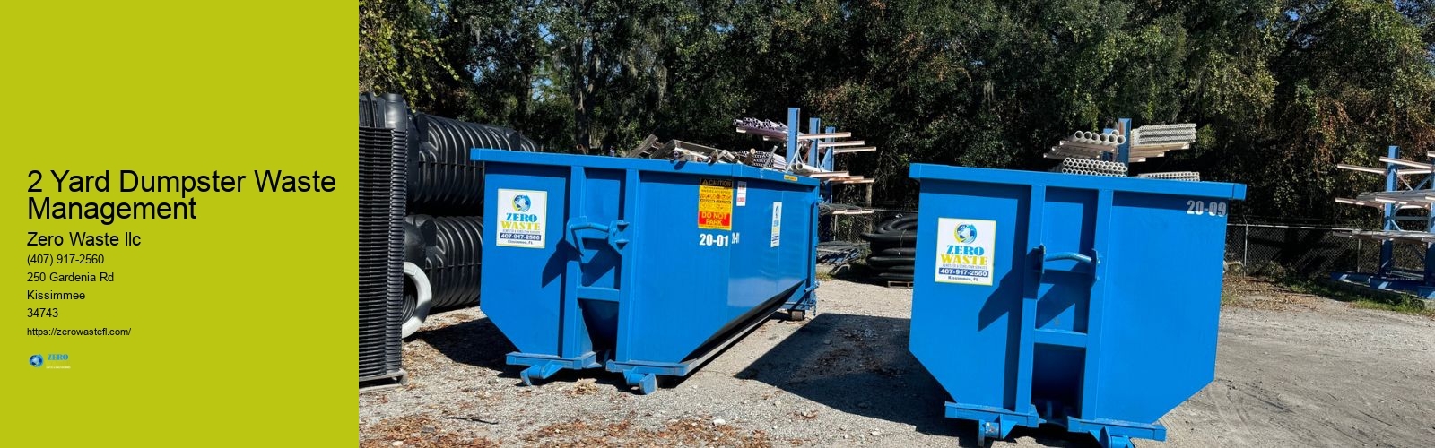 2 Yard Dumpster Waste Management